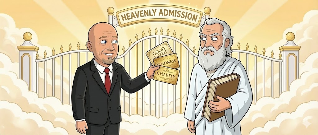 Conceptual visual: The moment of ultimate choice—'Final Log Off' representation; a user stands before a glowing system console portraying the ultimate audit or gateway, suggesting the spiritual significance of one's authentication before God